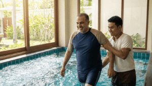 العلاج المائي لمرضى الجلطات في تايلاند واستعادة التوازن