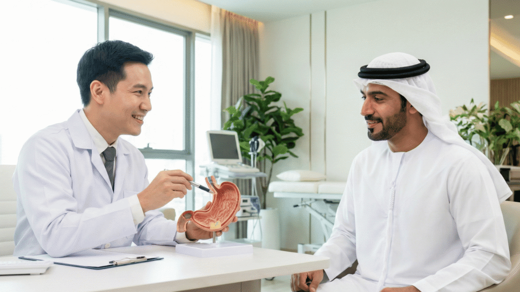علاج جرثومة المعدة نهائياً في تايلاند والتحليل الدقيق مع بوابة الخليج الطبية