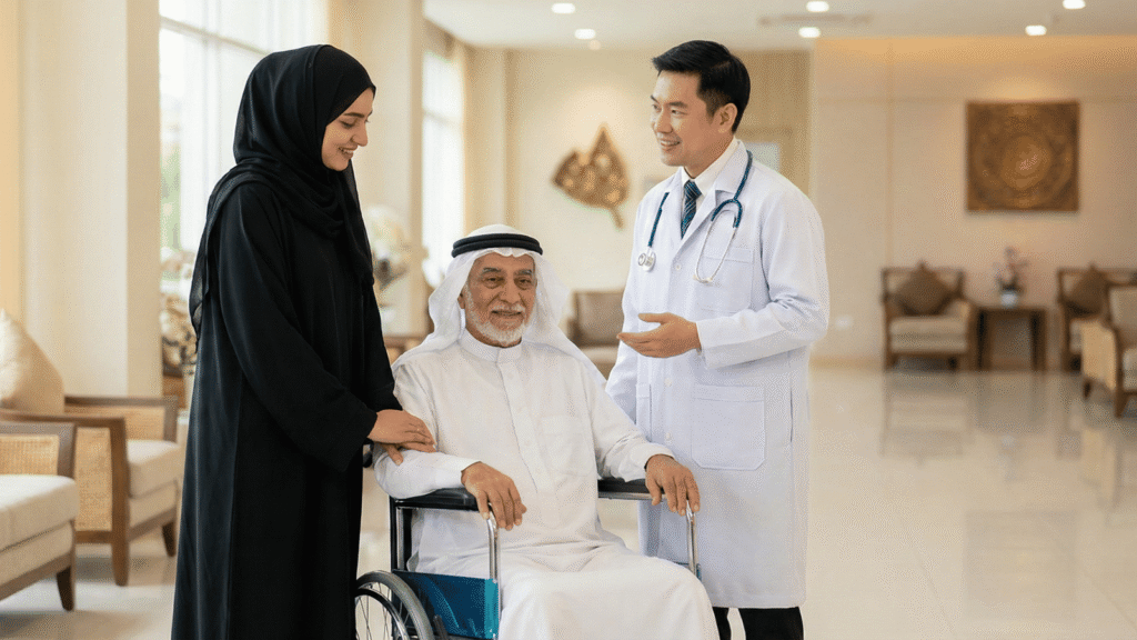 عملية تغيير صمام القلب بالقسطرة TAVI لكبار السن في تايلاند مع بوابة الخليج الطبية