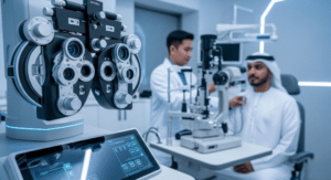 أحدث أجهزة فحص الشبكية وقياس ضغط العين في عيادات بانكوك