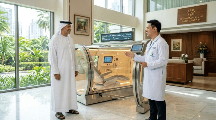 العلاج بالأكسجين المضغوط للقدم السكري في تايلاند وتجديد الخلايا التالفة مع بوابة الخليج الطبية