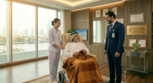 الاستقبال والترتيب الفوري لجلسات الأكسجين المضغوط للقدم السكري في بانكوك مع GMG